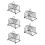 5Pcs Multifunctional Rack Stainless Steel Bread Holder 4