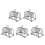 5Pcs Multifunctional Rack Stainless Steel Bread Holder 6