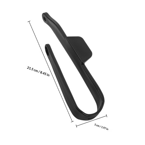 Glissière Plastique Noir Pour Bras Oscillant 1