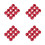 48Pcs Red Hips Foosball Table Balls for Smooth Play and Game 7