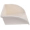 2Pcs White PVC Downspout Splash Block Gutter Connector for Water Flow 8