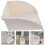 2Pcs White PVC Downspout Splash Block Gutter Connector for Water Flow 11