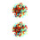 2Sets Clear Plastic Chips Colorful Markers for Fun Learning Play 3