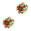 2Sets Clear Plastic Chips Colorful Markers for Fun Learning Play 5