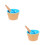 2Pcs - Bowls with Spoon for Kids 8