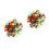 2Sets Clear Plastic Chips Colorful Markers for Fun Learning Play 7