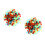 2Sets Clear Plastic Chips Colorful Markers for Fun Learning Play 8
