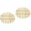2Pcs Bamboo Steamer Mats Reusable Liner Mesh for Kitchen Use 5