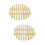 2Pcs Bamboo Steamer Mats Reusable Liner Mesh for Kitchen Use 8
