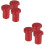 6 Pcs Workbench Stop Aluminum Alloy Keyboard Short Clip 7
