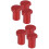 6 Pcs Workbench Stop Aluminum Alloy Keyboard Short Clip 8