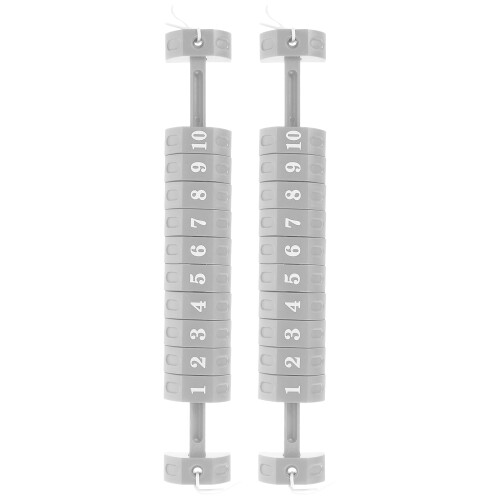 8Pcs Table Football Score Keepers Grey Plastic Multi-Use Counters 2