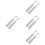 8Pcs Table Football Score Keepers Grey Plastic Multi-Use Counters 7