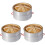 3Sets Steamer for Vegetables and Dumplings Home Use 1