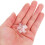 25Pcs Silicone Earring Backs for Studs Clear Locking Soft Comfort Fit 4