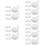 50Pcs White Rubber Insert Balls for DIY Stress Relief 11