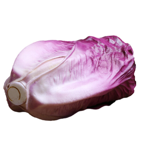 2Pcs Purple Artificial Lettuce Decoration PU Fake Vegetable Props 1