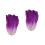 2Pcs Purple Artificial Lettuce Decoration PU Fake Vegetable Props 5