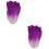 2Pcs Purple Artificial Lettuce Decoration PU Fake Vegetable Props 7