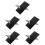 5Pcs Black Acrylic Book Stand Multi-Function Reading Holder for Home 6