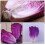 2Pcs Purple Artificial Lettuce Decoration PU Fake Vegetable Props 11