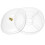 3Pcs Transparent Dried Fruit Container Snack Holder for Party Use 3