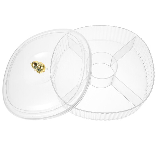 3Pcs Transparent Dried Fruit Container Snack Holder for Party Use 2