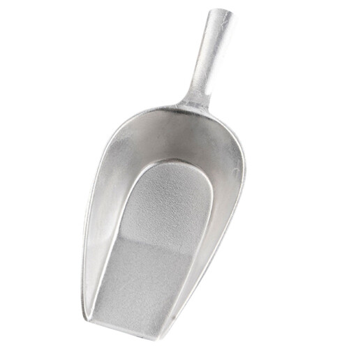 2Pcs Silver Aluminum Food Scoop Ice Cube for Kitchen Use 2