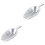 2Pcs Silver Aluminum Food Scoop Ice Cube for Kitchen Use 4