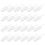 48Pcs Clear White Mini Scoops for Kitchen 2