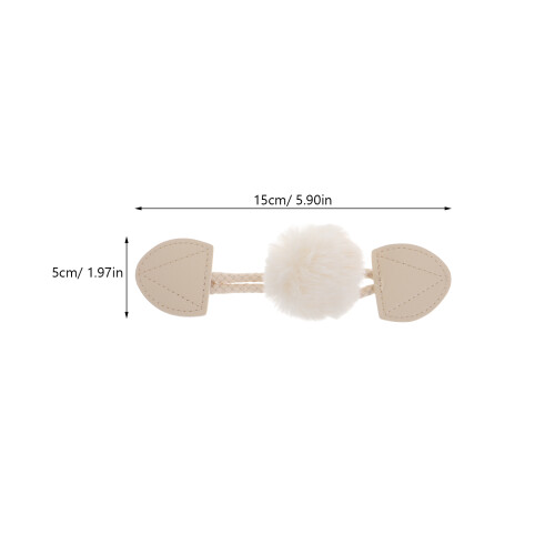 White Coat Toggle Buttons DIY Sewing Horn Button Accessories 2