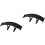 2Pcs Adjustable Black ABS Universal Rear Car Wing Spoiler 5