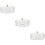 3Pcs Transparent Dried Fruit Container Snack Holder for Party Use 10