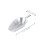 2Pcs Silver Aluminum Food Scoop Ice Cube for Kitchen Use 9