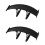 2Pcs Adjustable Black ABS Universal Rear Car Wing Spoiler 6