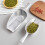 2Pcs Silver Aluminum Food Scoop Ice Cube for Kitchen Use 10