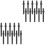 200Pcs Stable Iron Cribbage Pegs Black Metal Scoring Set 3