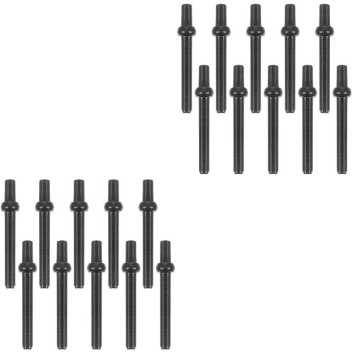 200Pcs Stable Iron Cribbage Pegs Black Metal Scoring Set 2