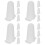 16Pcs White Silicone Cake Nozzle Covers for Piping Tip Protection 6