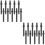 200Pcs Stable Iron Cribbage Pegs Black Metal Scoring Set 6