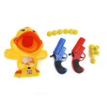 Educational Toy for Kids Ages6+, Hand Eye Coordination Development Shooting Game with Movable Duck Target Foam Guns Soft Balls Promotes Visual Motor