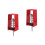 2Pcs Durable Spring Vibration Isolator Hanger Red for Meeting Rooms 5