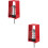 2Pcs Durable Spring Vibration Isolator Hanger Red for Meeting Rooms 7