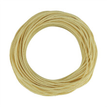 High Abrasion Resistance Braided Rope Cloth Covered Pushback Wire Oxygen Free Copper Heat Resistant Up To800Degrees For Creative Projects And