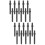 200Pcs Stable Iron Cribbage Pegs Black Metal Scoring Set 7