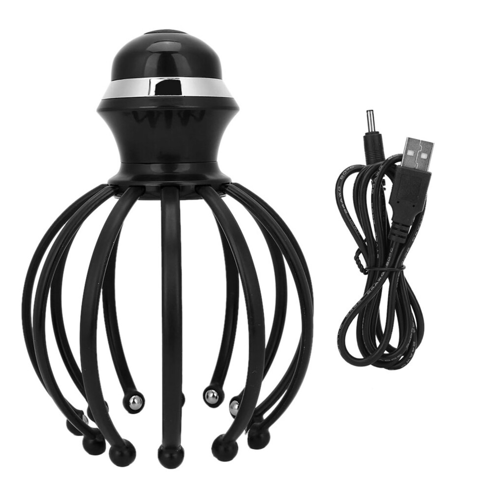 Stress Relief Scalp Massager Electric Head Scratcher Tool, 360Degree Rotating Claw with Soothing Vibration for Improved Blood Circulation and