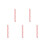 5Pcs Reflective PVC Water Level Rulers Self Adhesive Red Pool Tools 3