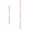 5Pcs Reflective PVC Water Level Rulers Self Adhesive Red Pool Tools 4