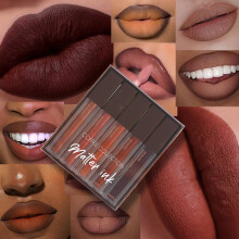 Cruelty Free Lipcolor Matte Liquid Lipstick Set with Versatile Finishes for Every Occasion and Skin Tone