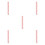 5Pcs Reflective PVC Water Level Rulers Self Adhesive Red Pool Tools 8